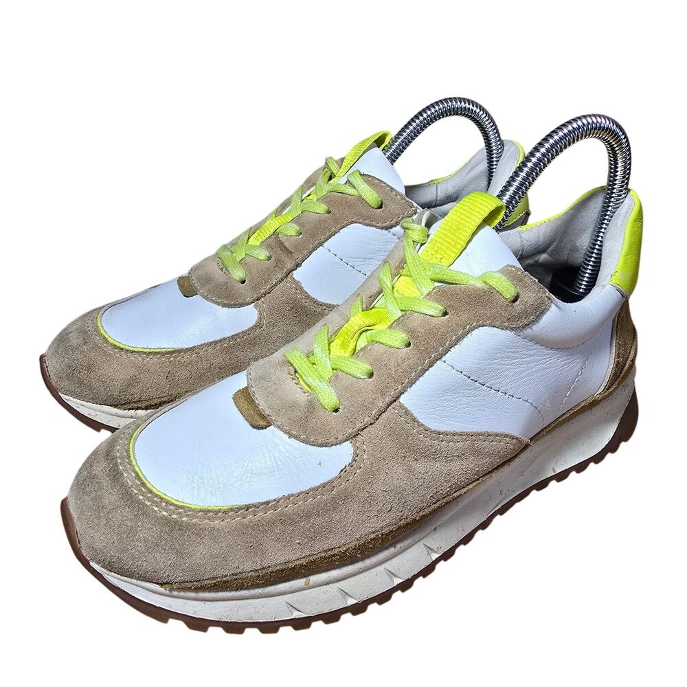 Madewell Womens Size Mens 6.5 Kickoff Trainers Leather Suede MA505 Great Cond.